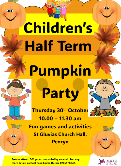 Children’s Half-term Pumpkin Party